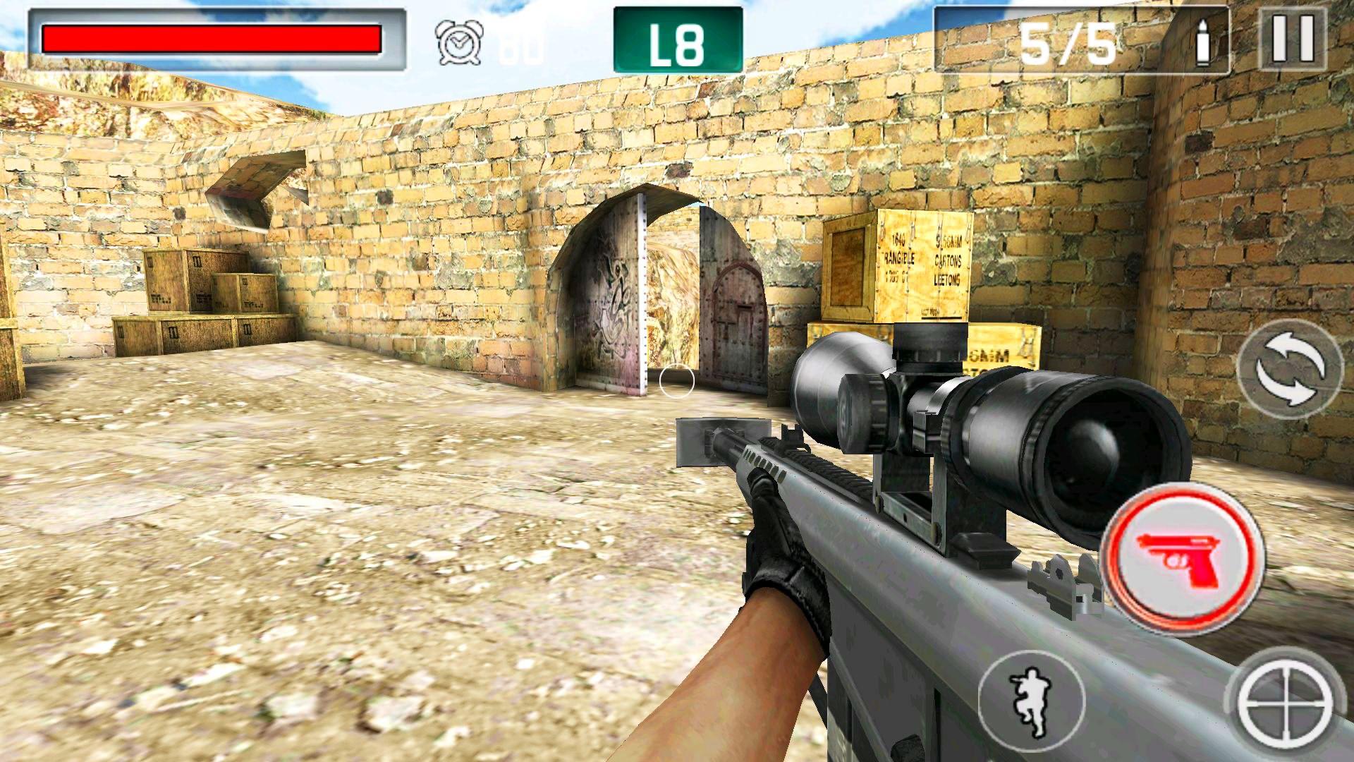 Android application Gun Shoot War screenshort