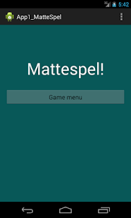 How to get App1 Mattespel 1.1 apk for android