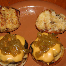 Double Chili-Cheeseburger with Grilled Onions