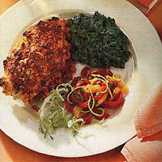 Chicken Breasts with Sun-Dried Tomato and Garlic Crust