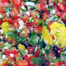 Fresh Orange and Tomato Salsa
