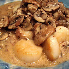 Scallops in Champagne Sauce