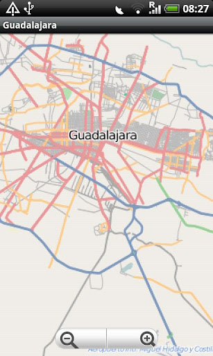 Guadalajara Street Map