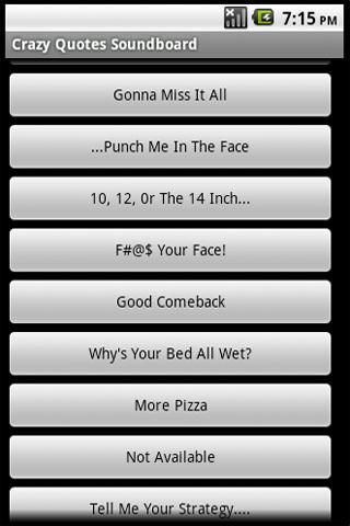 Crazy Quotes Soundboard