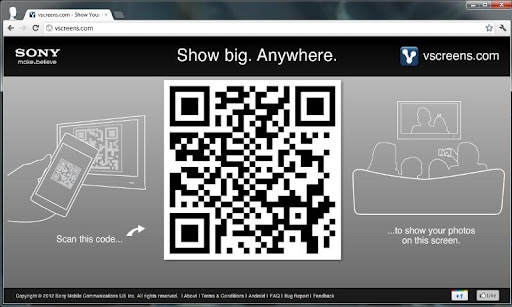 vscreens photo sharing beta