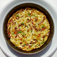 Spaghetti Frittata from Leftovers