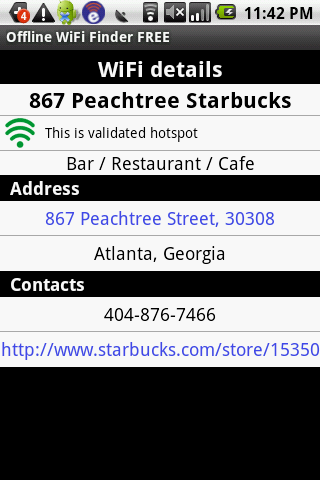 offline-wifi-finder-free for android screenshot