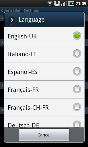cinetrailer-movie for android screenshot
