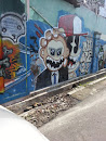 Grafiti Monyet Ompong
