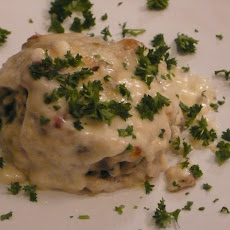Twice Baked Mushroom Souffle's