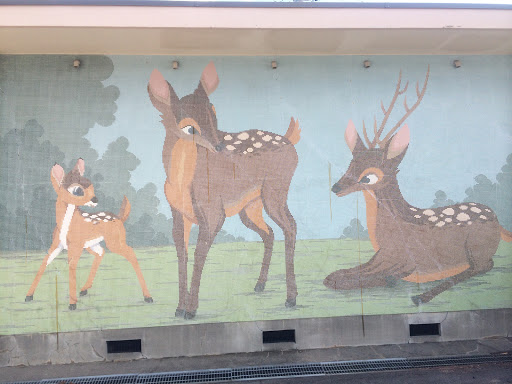 鹿の壁画