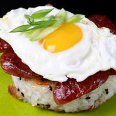 Breakfast Rice Cakes with Chinese Sausage Recipe