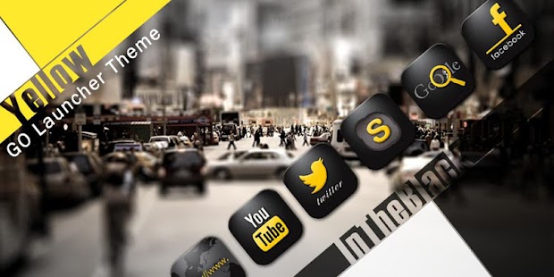 How to get Yellow In The Black GO Theme lastet apk for laptop