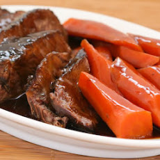 Soy-Braised Pot Roast with Carrots