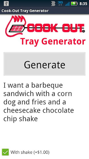 【免費生活App】Cook-Out Tray Generator-APP點子