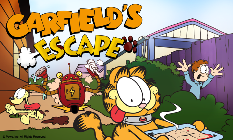 Android application Garfields Escape screenshort