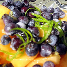 Gingered Blueberry-Melon Toss