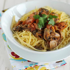 10 Minute Mushroom Spaghetti Sauce