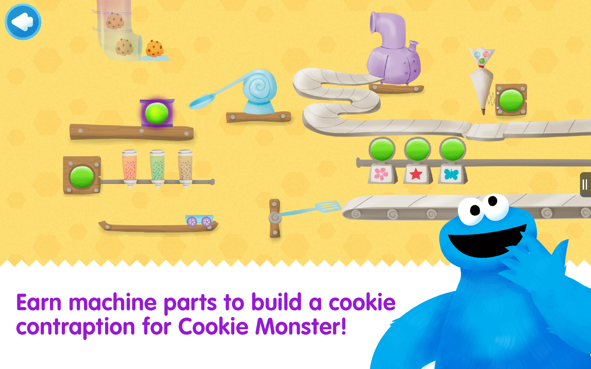 Android application Cookie Monsters Challenge screenshort