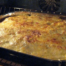 White Lasagna with Leeks and Mushrooms