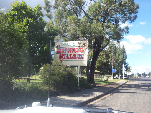 Miles Historical Village Sign