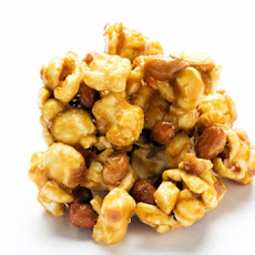 Caramel-Nut Popcorn Clusters