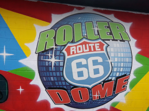 Route 66 Roller Dome Mural