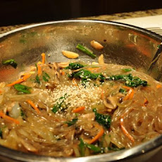 Japchae Korean Noodle With Vegetable