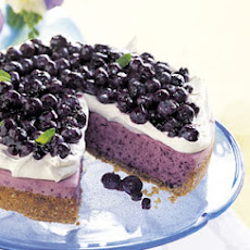 No-Bake Blueberry Cheesecake with Graham Cracker Crust
