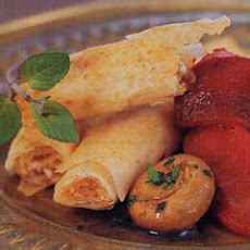 Feta and Walnut Phyllo Rolls