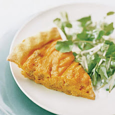 Andouille–and–Sweet Potato Pie with Tangy Apple Salad