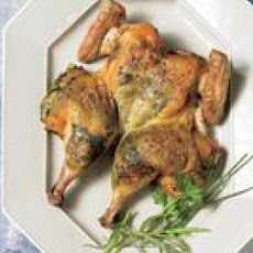 Pan-Roasted Butterflied Chicken with Fresh Herbs