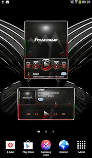How to download Poweramp skin widget Red Glow patch 2.0-build-200 apk for laptop
