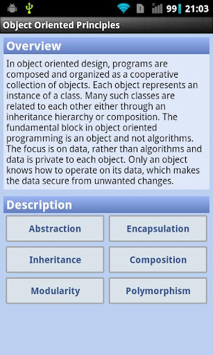Object Oriented Principles