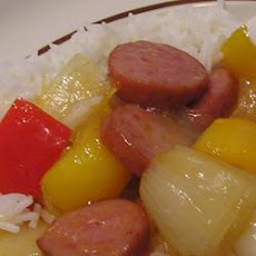 Sweet and Sour Smoked Sausage
