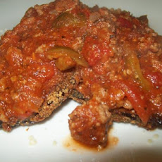 Eggplant With Meat Sauce