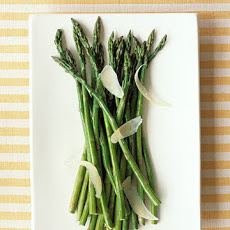 Sauteed Asparagus with Aged Gouda Cheese
