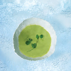 Chilled Fresh Pea and Buttermilk Soup