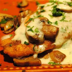 Trout with Mushrooms