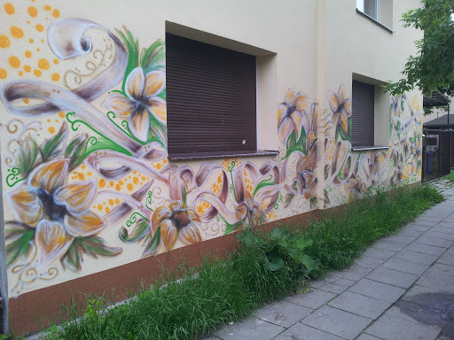 Flowers on the Wall Mural