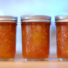Apple Rhubarb Conserve with Almonds and Apricots