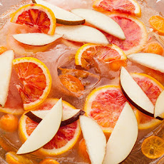 Spiced Pear-Champagne Punch Recipe