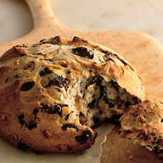 Soda Bread with Dark Chocolate and Candied Orange Peel
