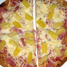 Teriyaki Tortilla Pizza for One