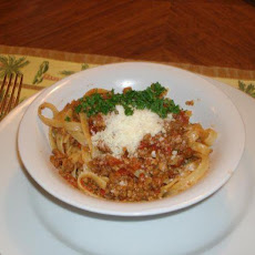 Mario Batali's Fettuccine Bolognese