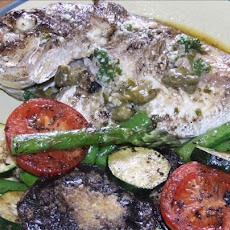 Snapper Fillets With Herb and Caper Butter