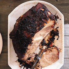 Cocoa and Spice Slow-Roasted Pork with Onions