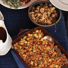 Shiitake-Mushroom Stuffing and Sausage Stuffing