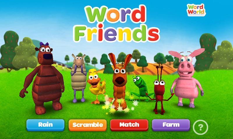 Android application Learn with WordFriends screenshort
