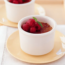 Lemon Crème Brûlée with Fresh Berries